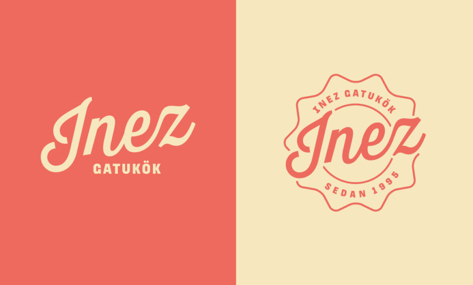 inez gatukök logotype grafisk profil